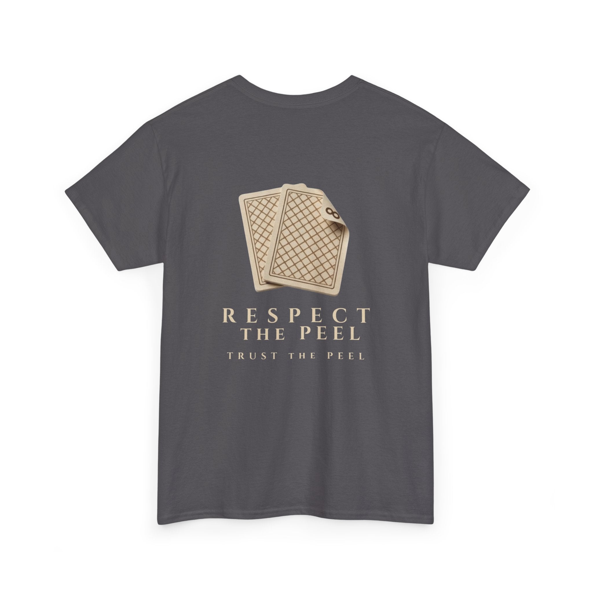 Respect the Peel Tee — Playing Card Peel Graphic T-Shirt