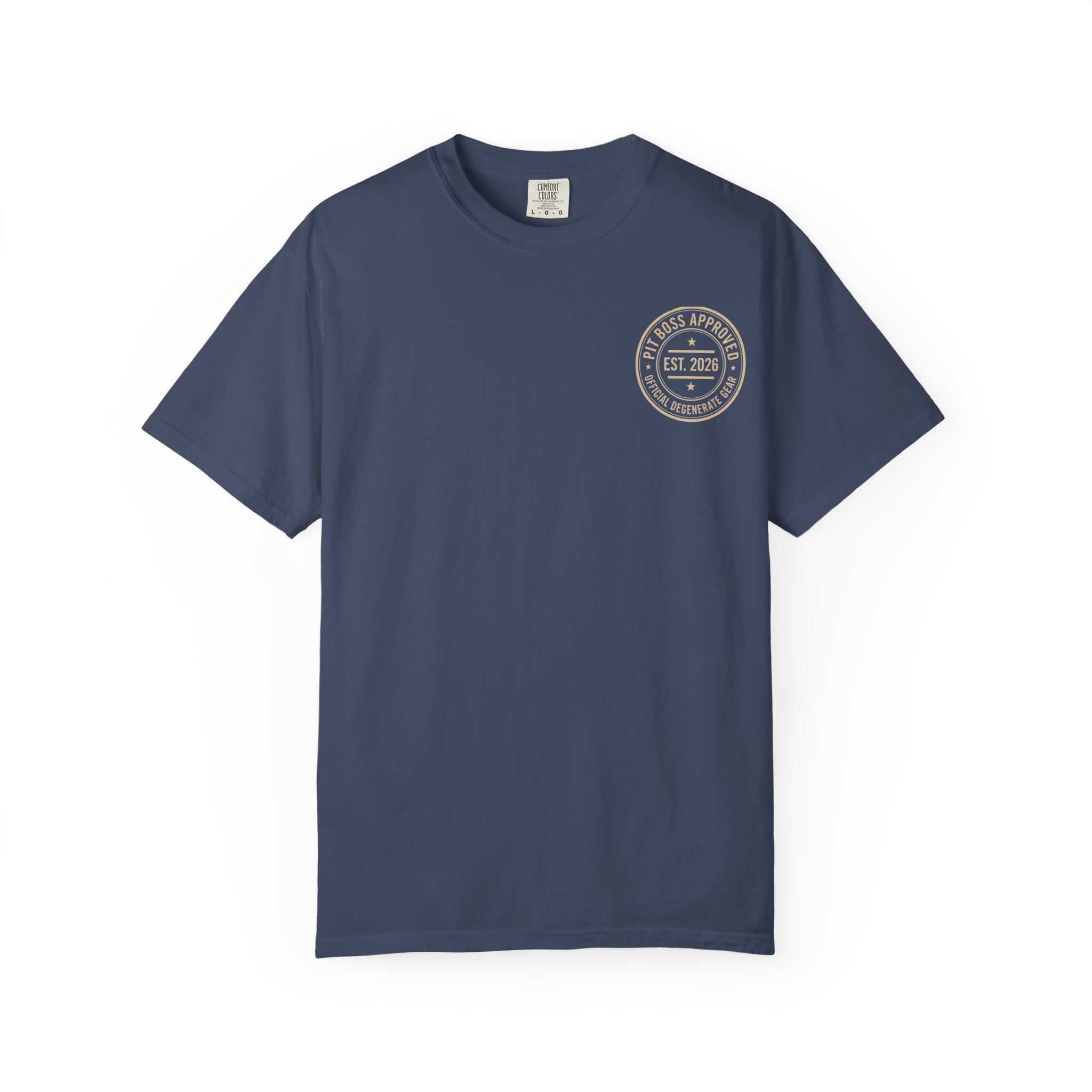 Mid-Roll Service Prohibited – Craps Table Rule Shirt | Pit Boss Approved Casino Apparel