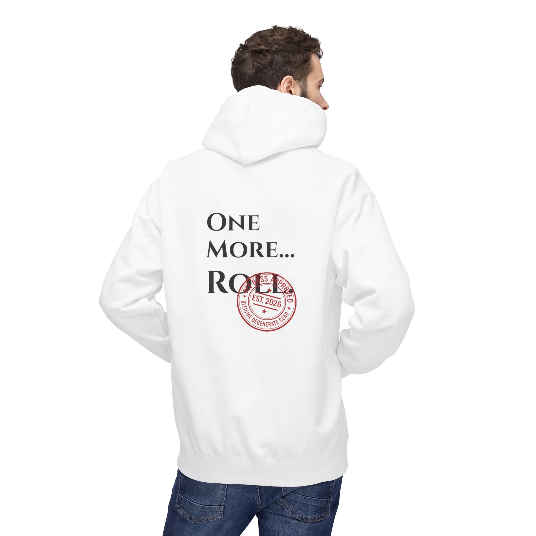 One More Roll – Casino Degenerate Shirt | Pit Boss Approved Gambling Apparel
