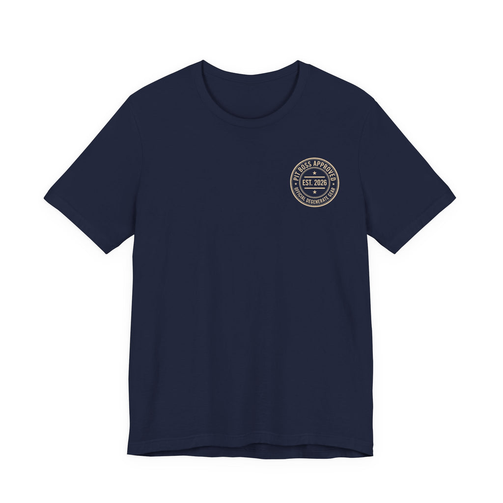 Mid-Roll Buy Prohibited – Craps Table Rule Shirt | Pit Boss Approved Casino Apparel