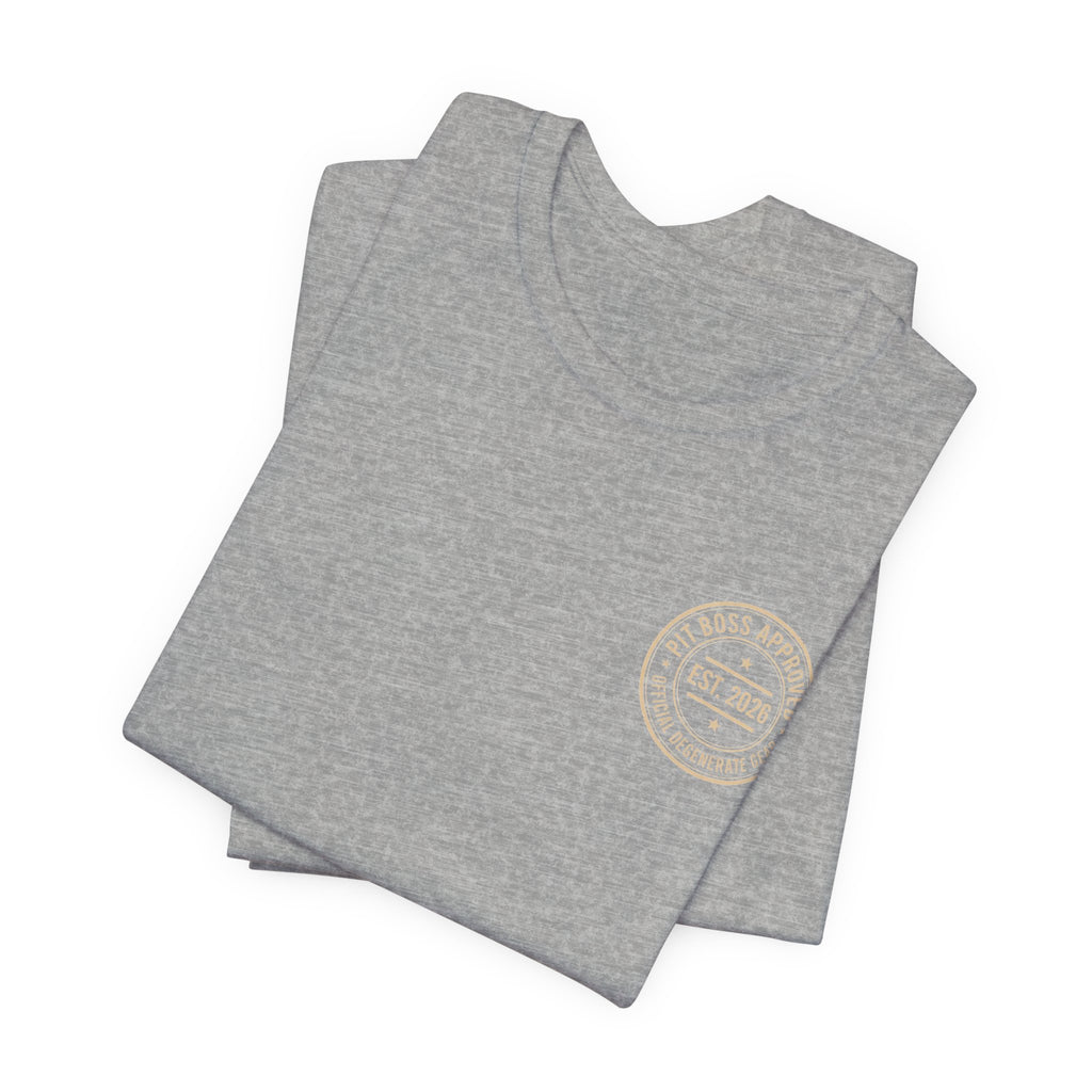 Mid-Roll Buy Prohibited – Craps Table Rule Shirt | Pit Boss Approved Casino Apparel