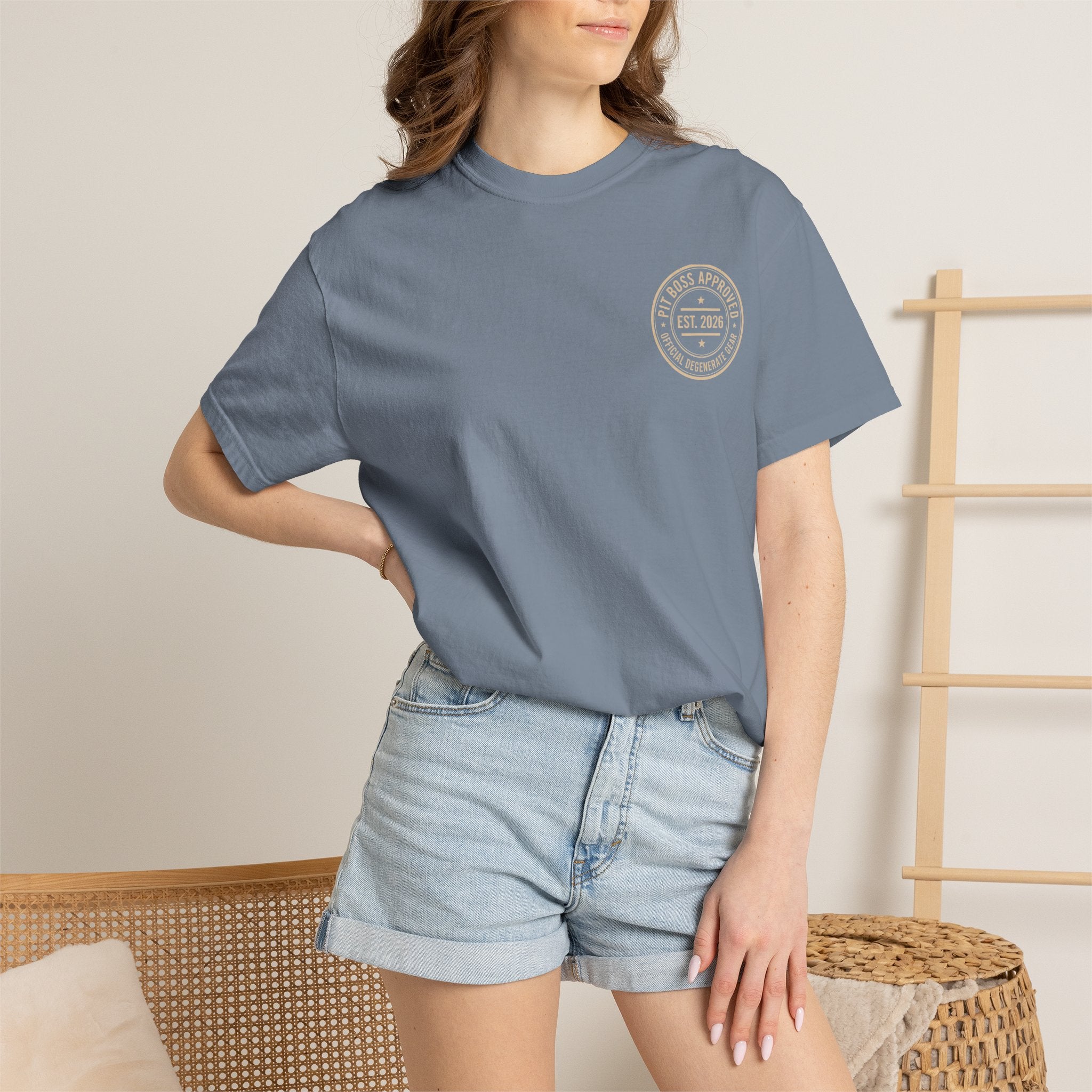 Mid-Roll Service Prohibited – Craps Table Rule Shirt | Pit Boss Approved Casino Apparel