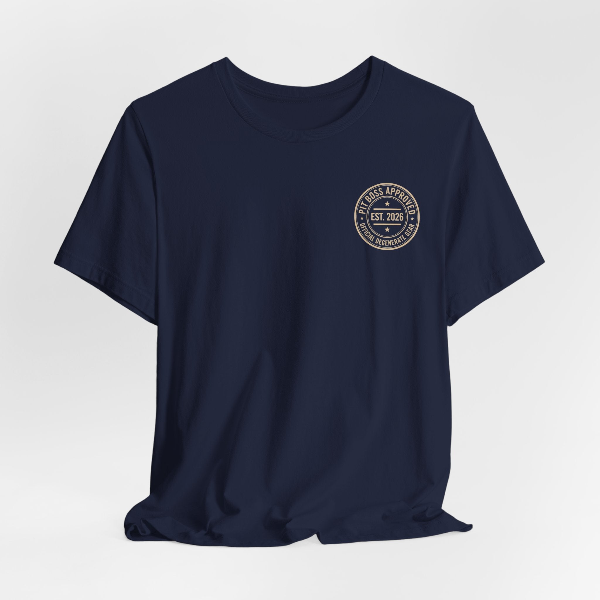 Mid-Roll Buy Prohibited – Craps Table Rule Shirt | Pit Boss Approved Casino Apparel