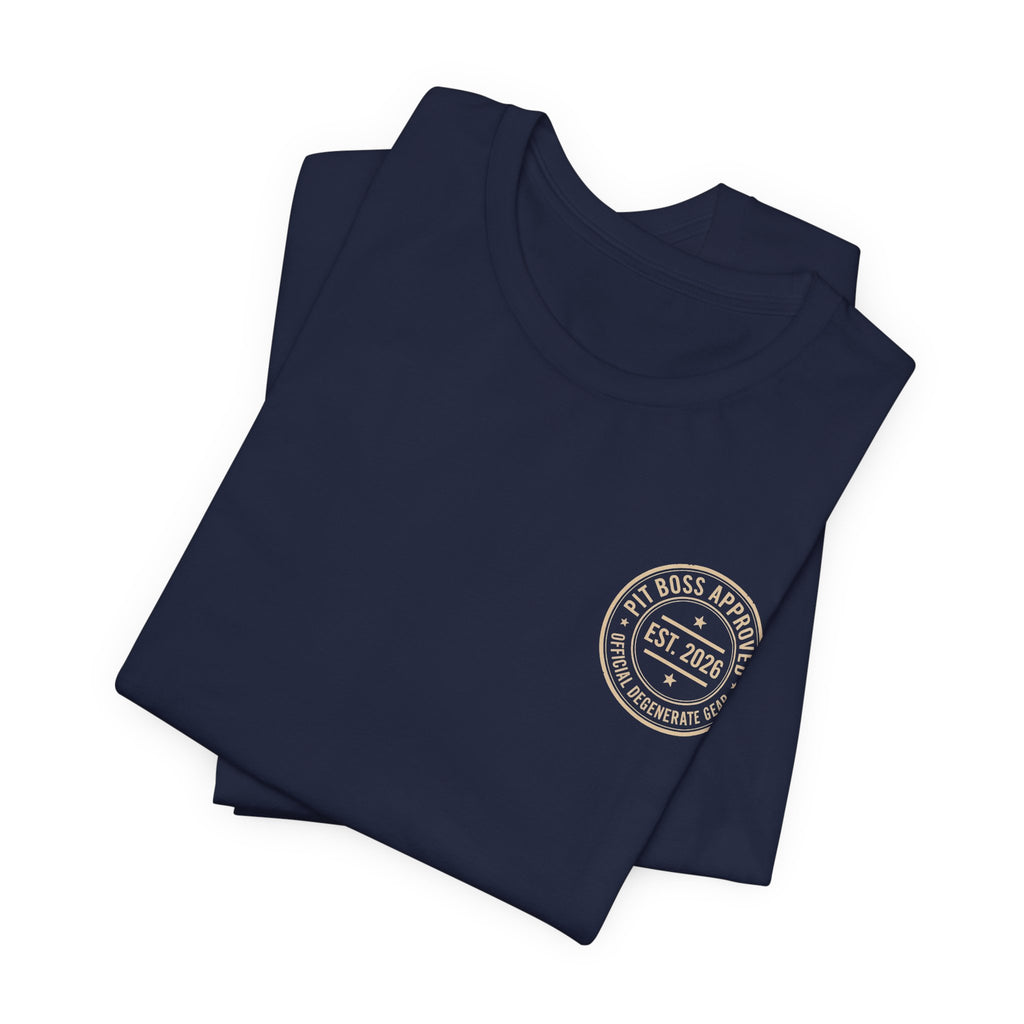 Mid-Roll Buy Prohibited – Craps Table Rule Shirt | Pit Boss Approved Casino Apparel