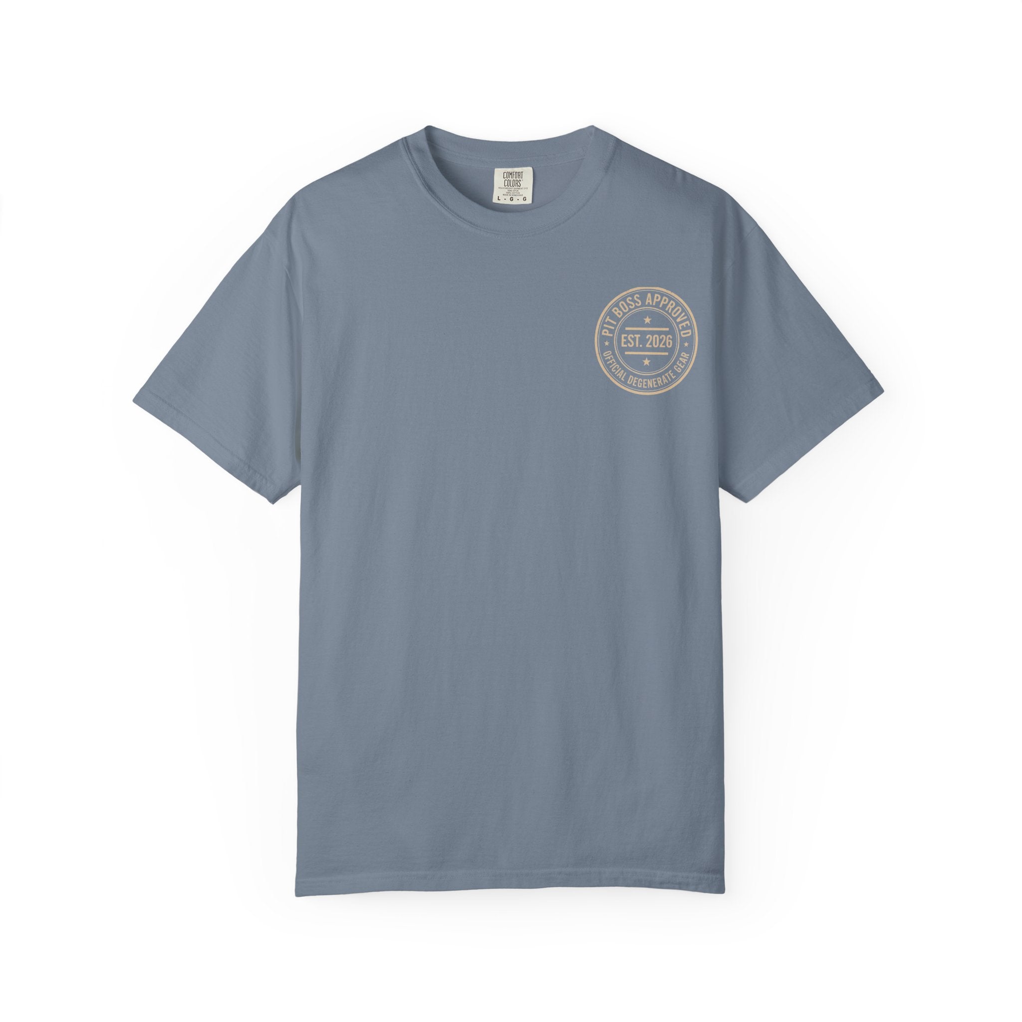 Mid-Roll Service Prohibited – Craps Table Rule Shirt | Pit Boss Approved Casino Apparel