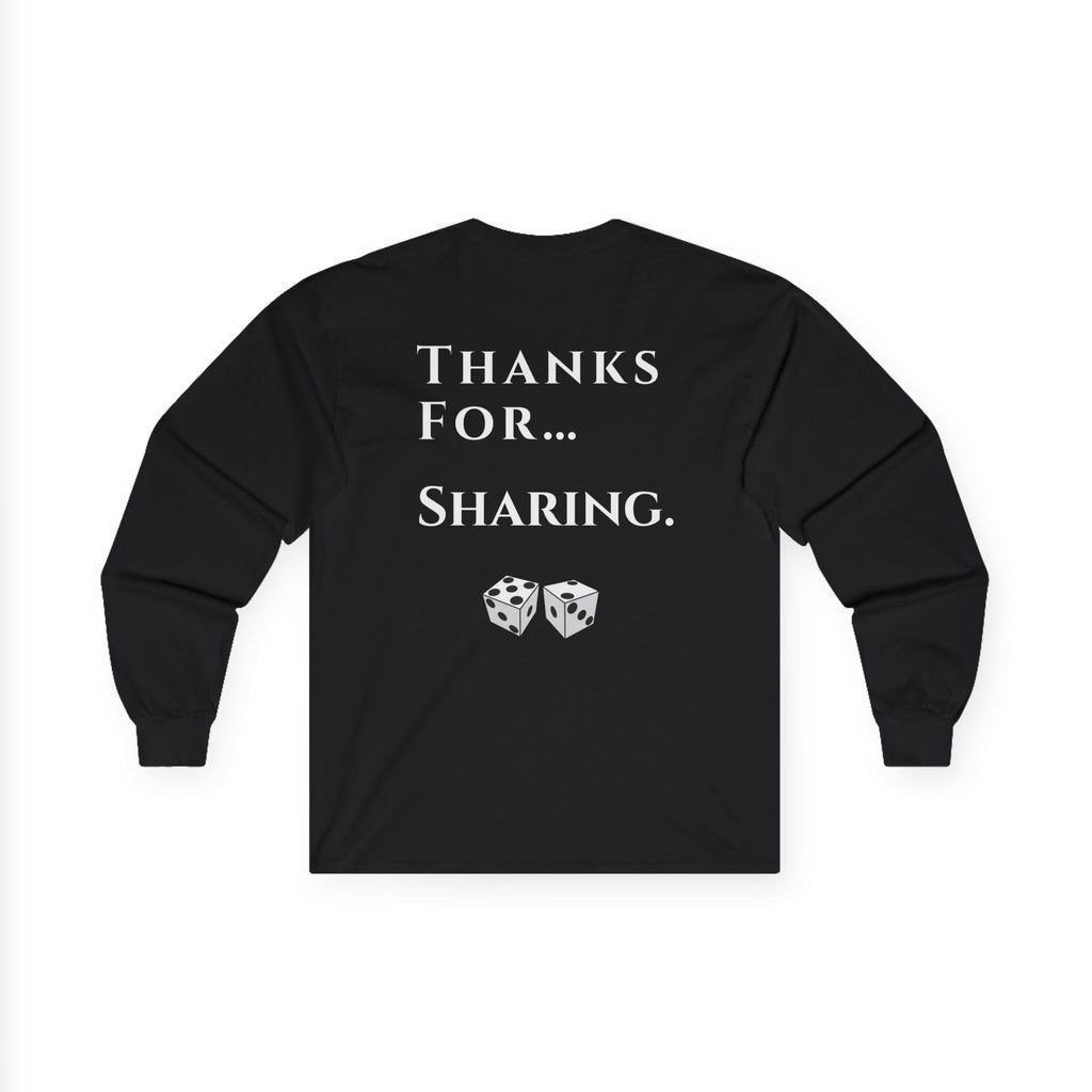 Thanks For… Sharing. – Casino Degenerate Shirt | Pit Boss Approved Gambling Apparel