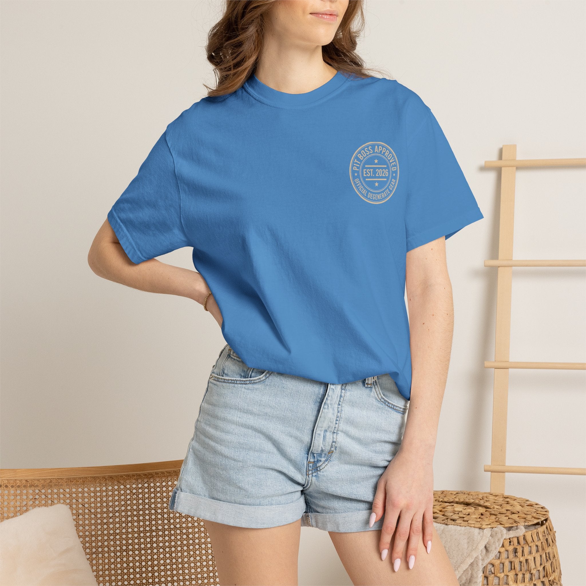 Mid-Roll Service Prohibited – Craps Table Rule Shirt | Pit Boss Approved Casino Apparel