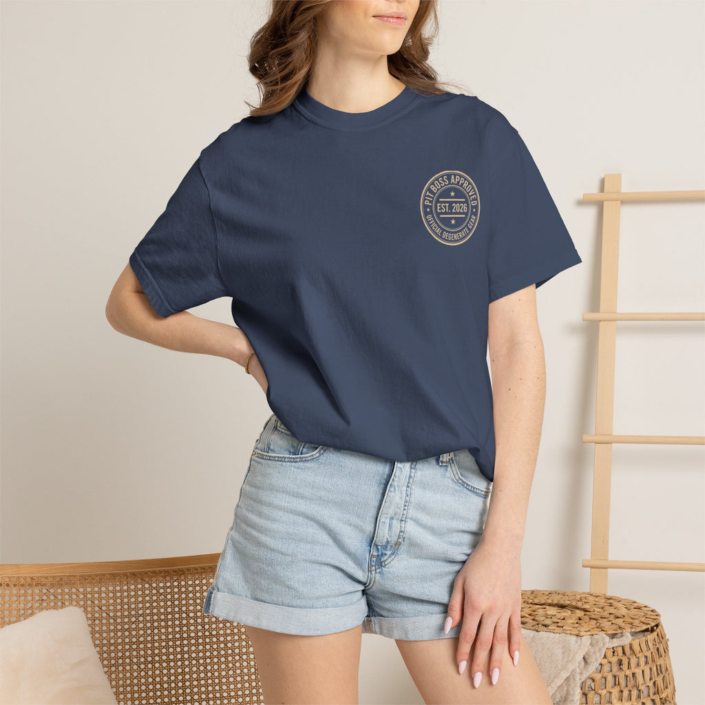 Mid-Roll Service Prohibited – Craps Table Rule Shirt | Pit Boss Approved Casino Apparel