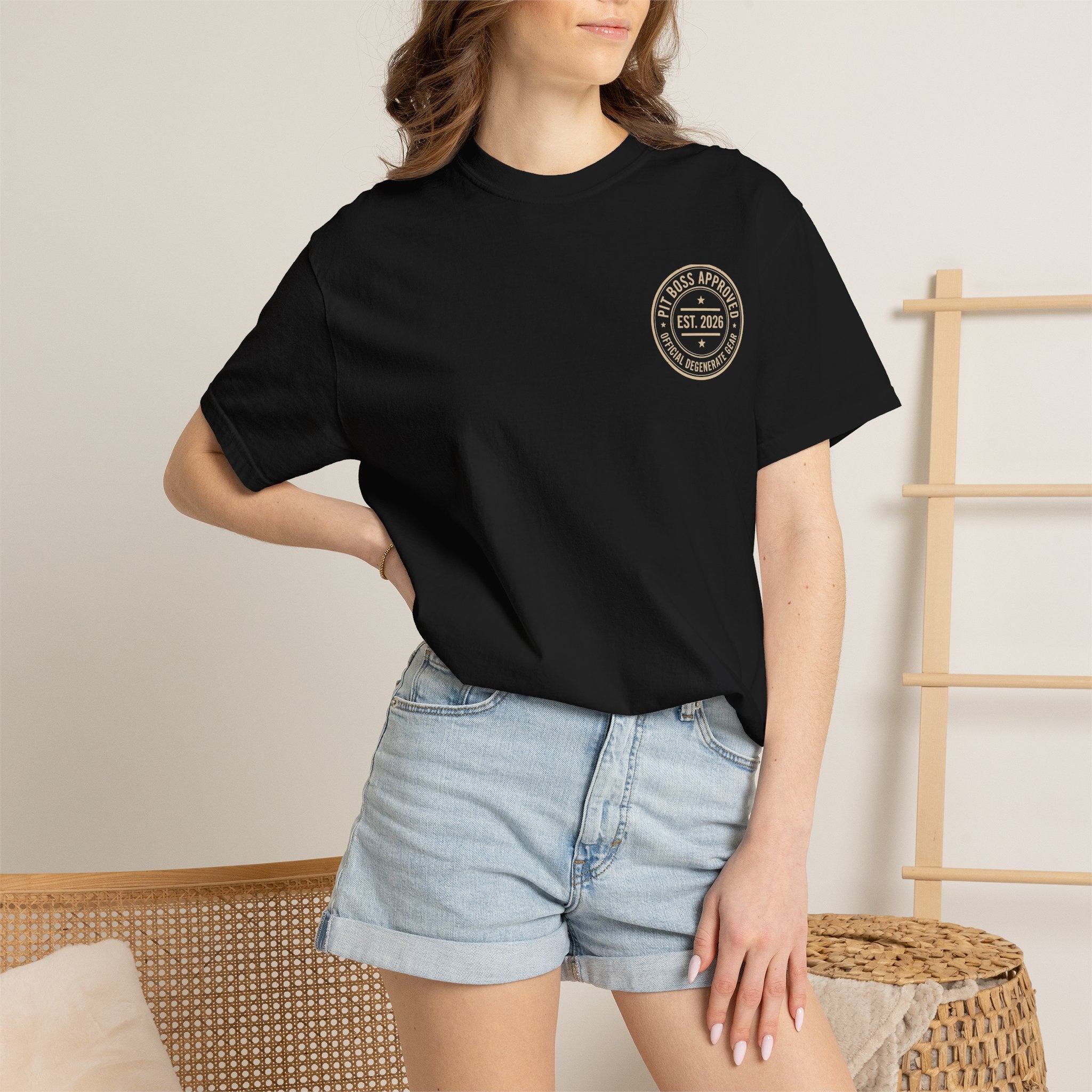 Mid-Roll Service Prohibited – Craps Table Rule Shirt | Pit Boss Approved Casino Apparel