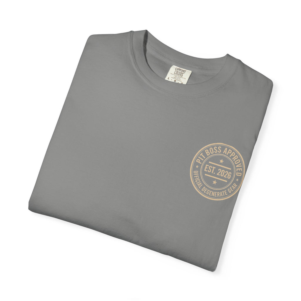 Mid-Roll Service Prohibited – Craps Table Rule Shirt | Pit Boss Approved Casino Apparel