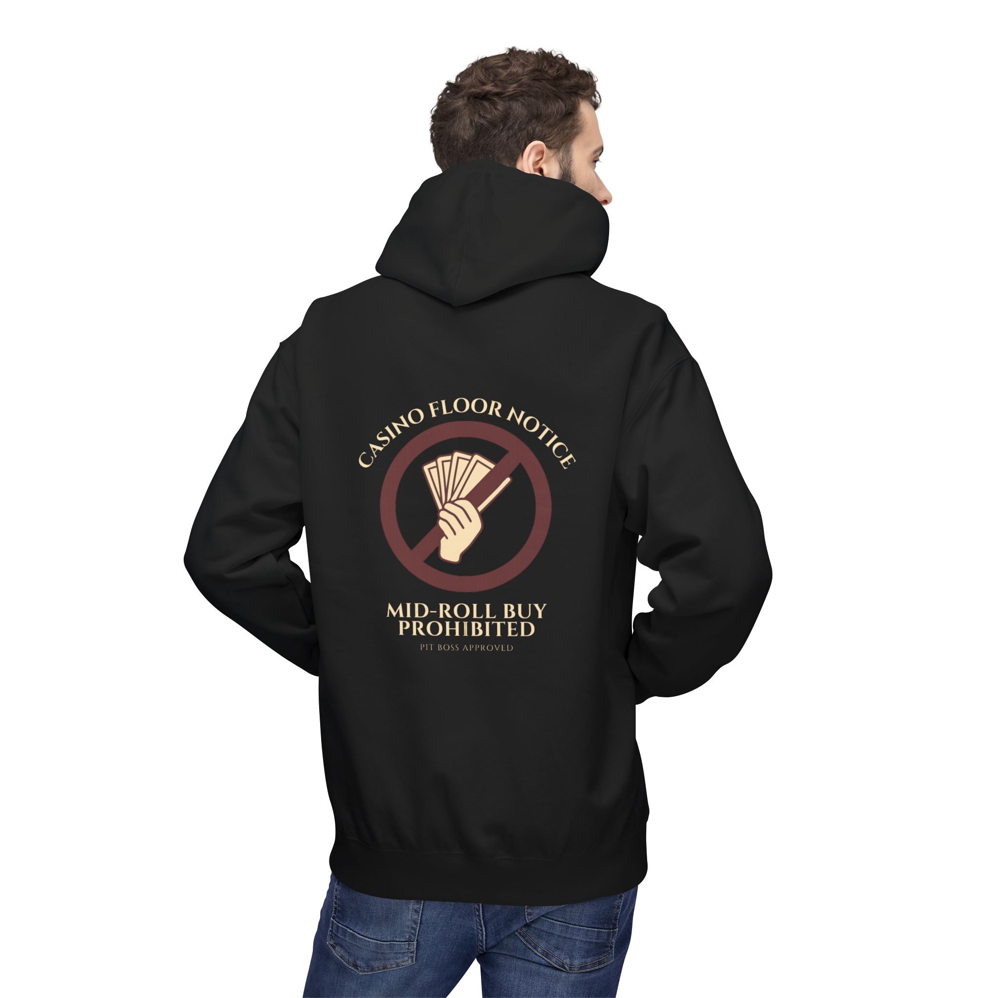 Mid-Roll Buy Prohibited – Craps Table Rule Shirt | Pit Boss Approved Casino Apparel