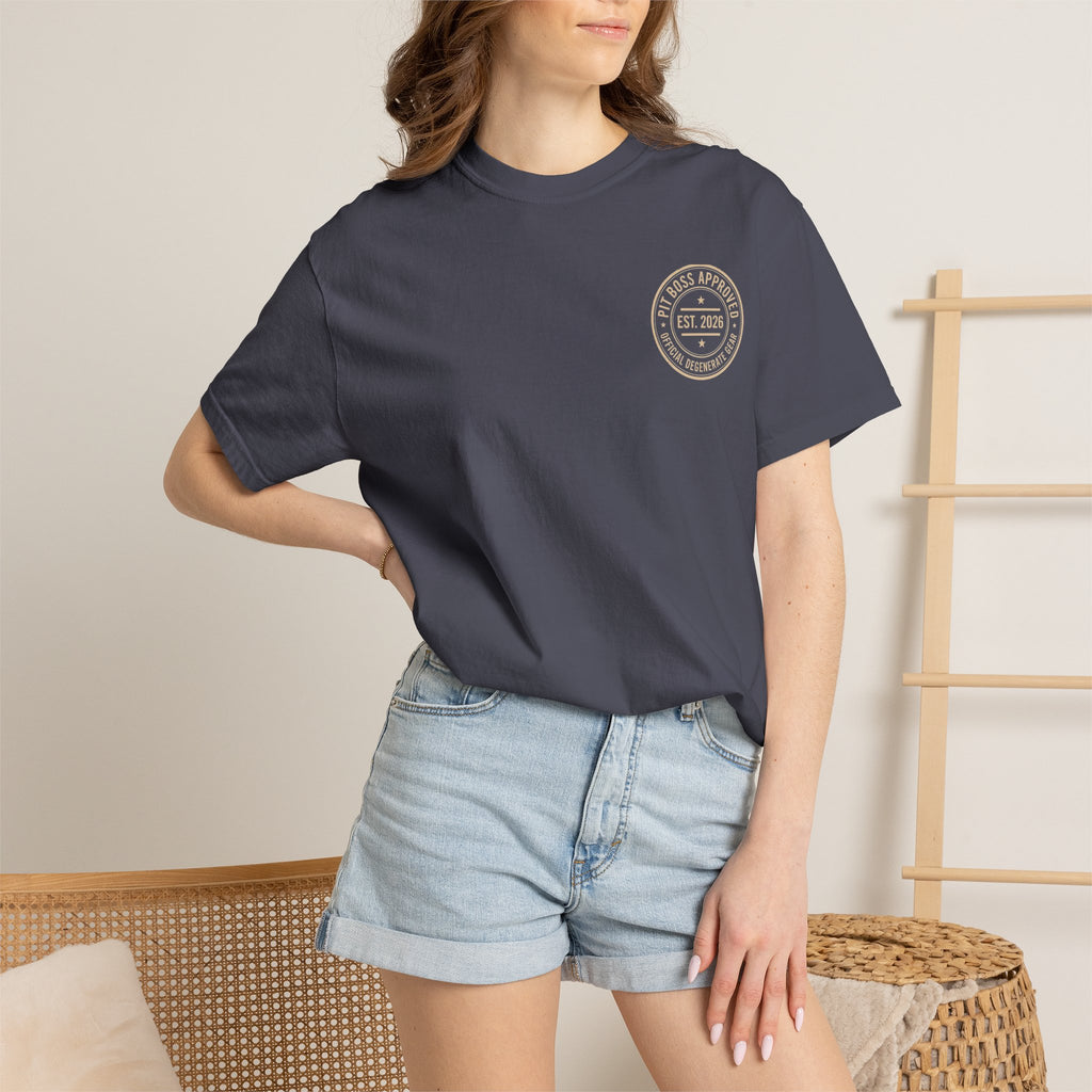 Mid-Roll Service Prohibited – Craps Table Rule Shirt | Pit Boss Approved Casino Apparel