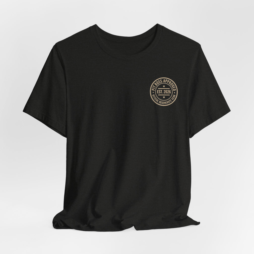 Mid-Roll Buy Prohibited – Craps Table Rule Shirt | Pit Boss Approved Casino Apparel