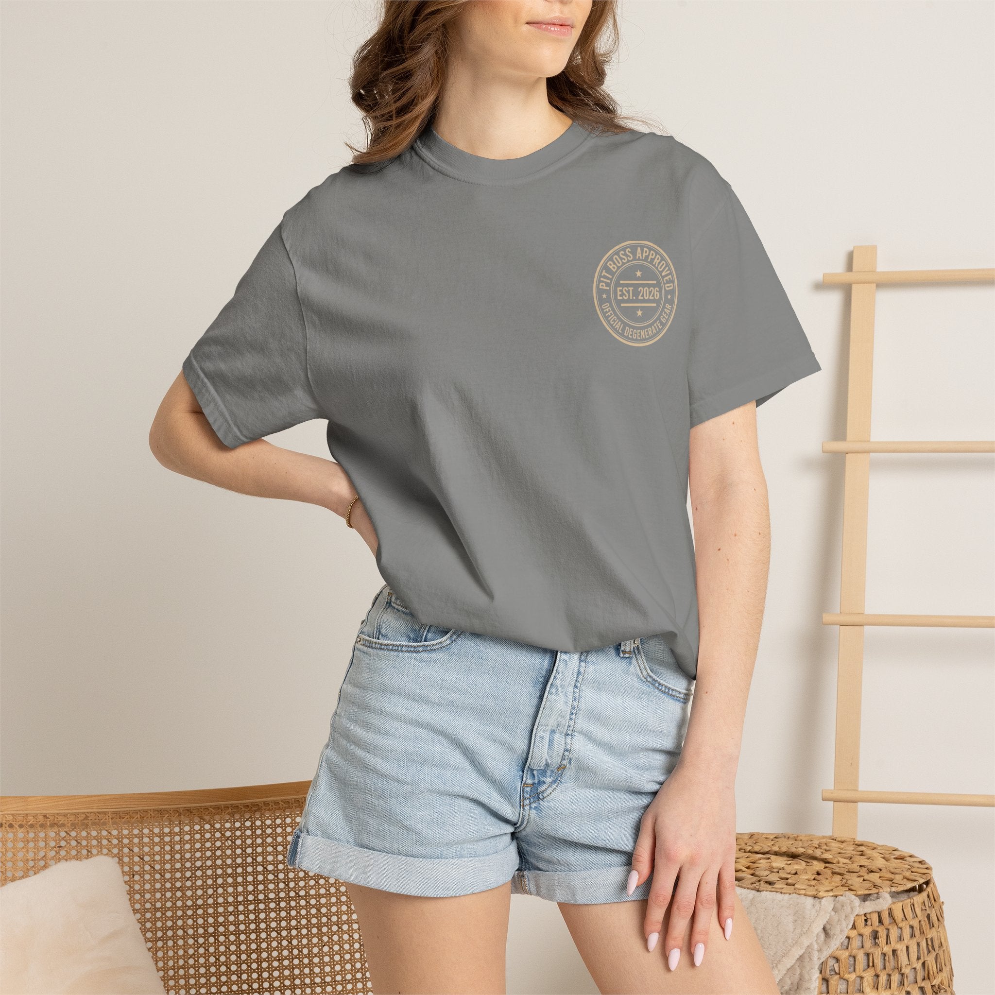 Mid-Roll Service Prohibited – Craps Table Rule Shirt | Pit Boss Approved Casino Apparel