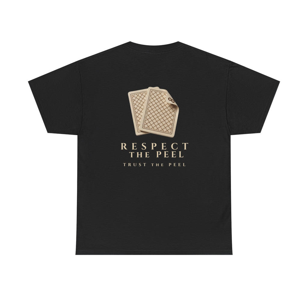 Respect The Peel – Baccarat Table Ritual Shirt | Pit Boss Approved Casino Apparel