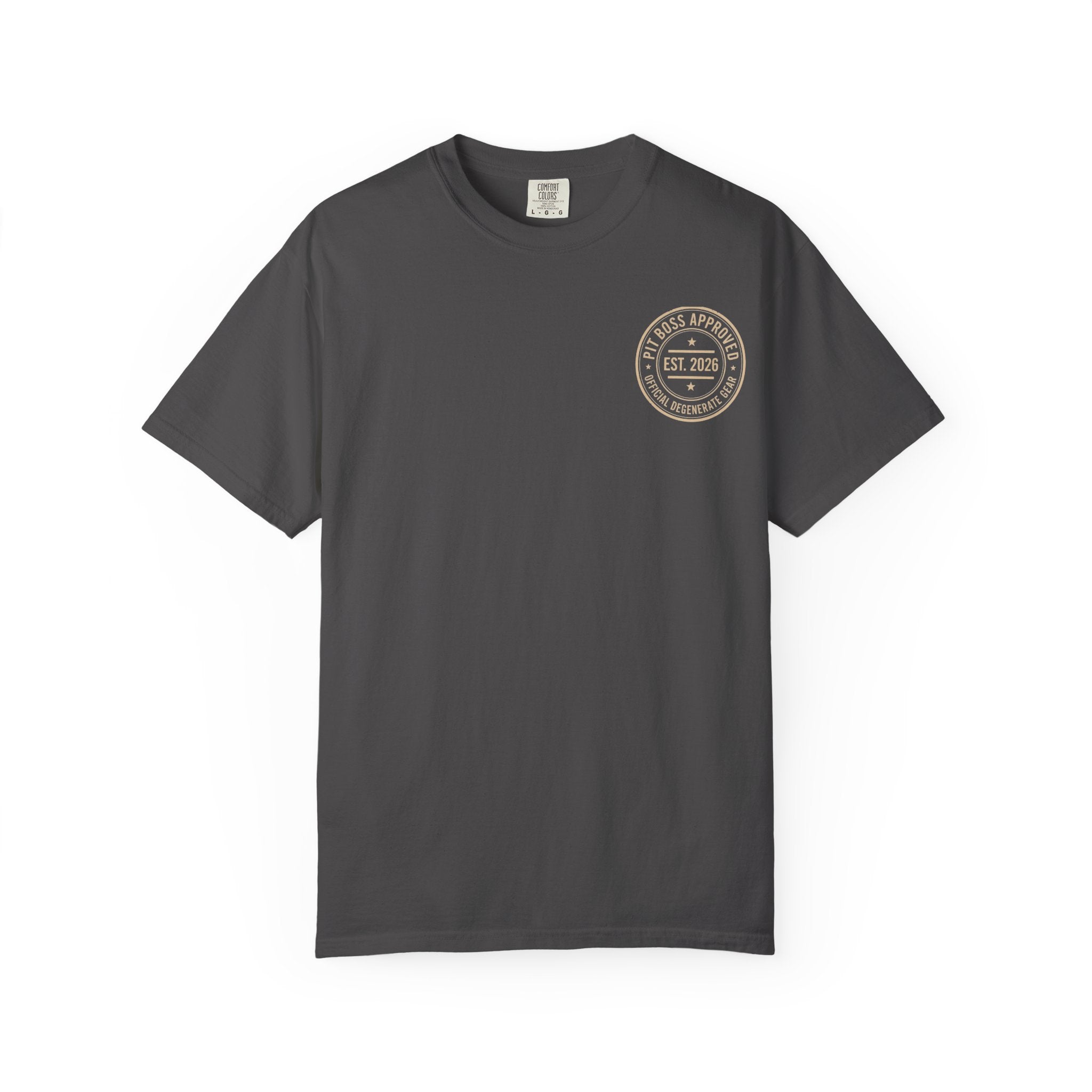 Mid-Roll Service Prohibited – Craps Table Rule Shirt | Pit Boss Approved Casino Apparel