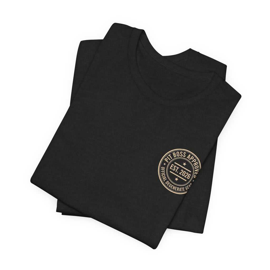 Mid-Roll Buy Prohibited – Craps Table Rule Shirt | Pit Boss Approved Casino Apparel