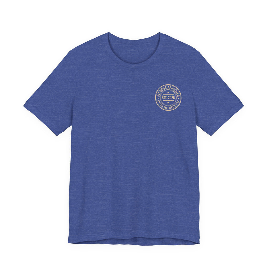 Mid-Roll Buy Prohibited – Craps Table Rule Shirt | Pit Boss Approved Casino Apparel