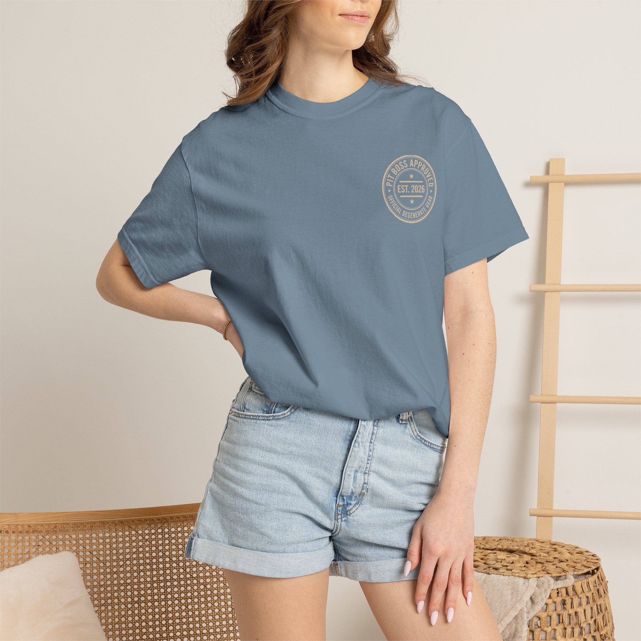 Mid-Roll Service Prohibited – Craps Table Rule Shirt | Pit Boss Approved Casino Apparel