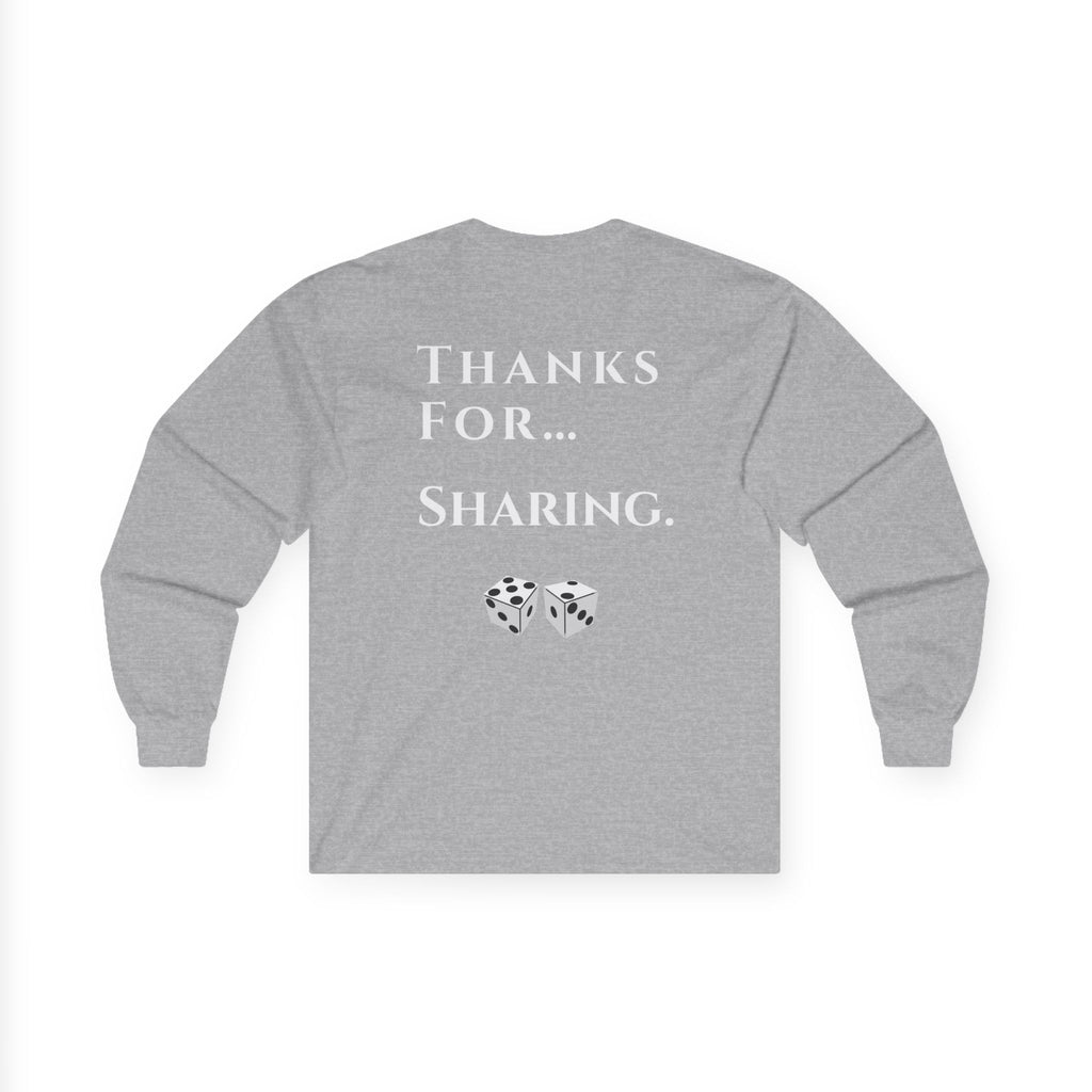 Thanks For… Sharing. – Casino Degenerate Shirt | Pit Boss Approved Gambling Apparel