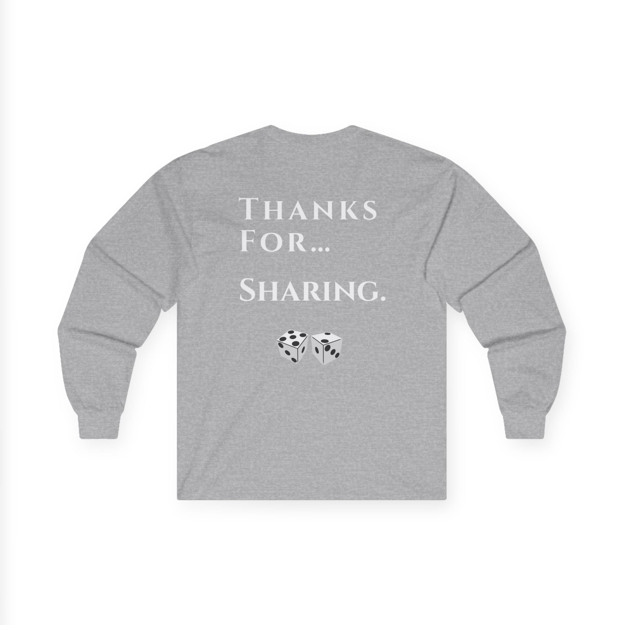 Thanks For… Sharing. – Casino Degenerate Shirt | Pit Boss Approved Gambling Apparel