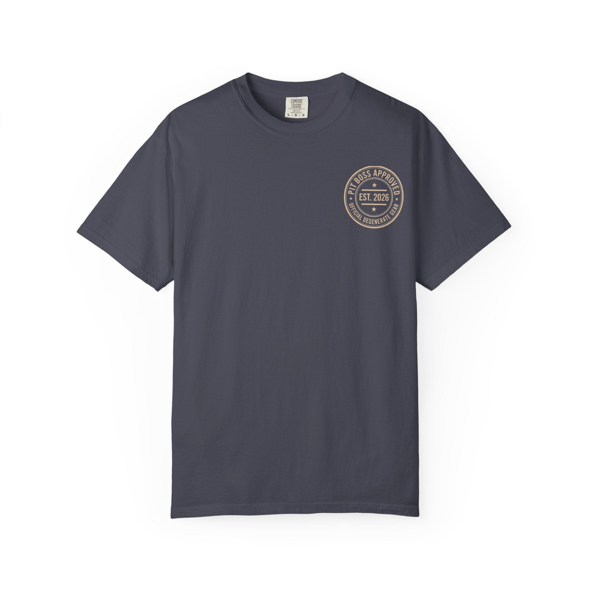 Mid-Roll Service Prohibited – Craps Table Rule Shirt | Pit Boss Approved Casino Apparel